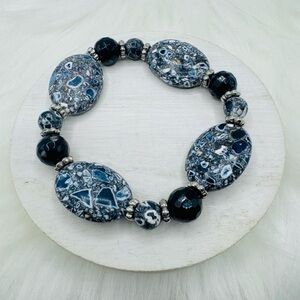 Large Beaded Unique Design Bracelets